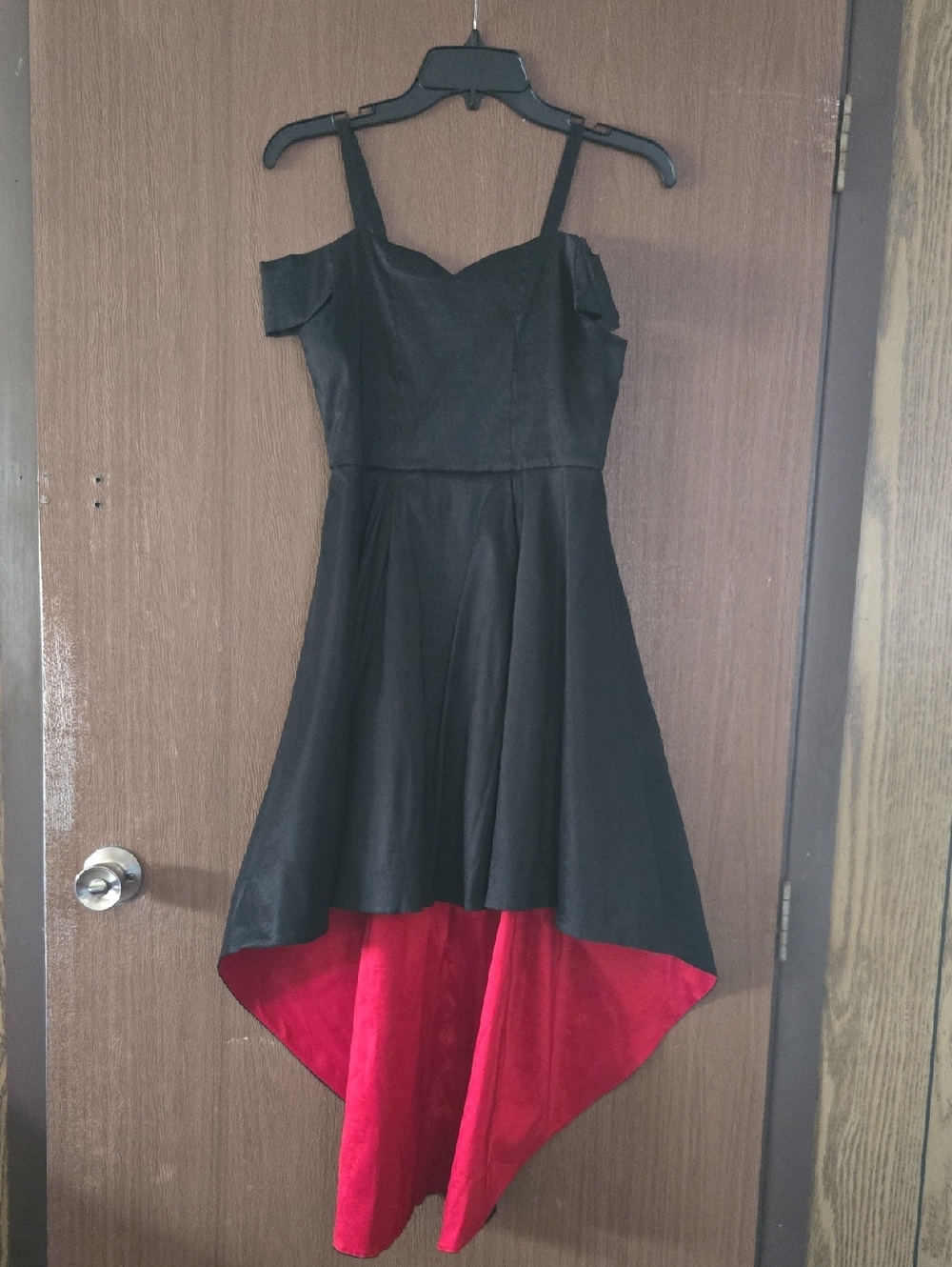 Rare Editions Black High-Low Dress
